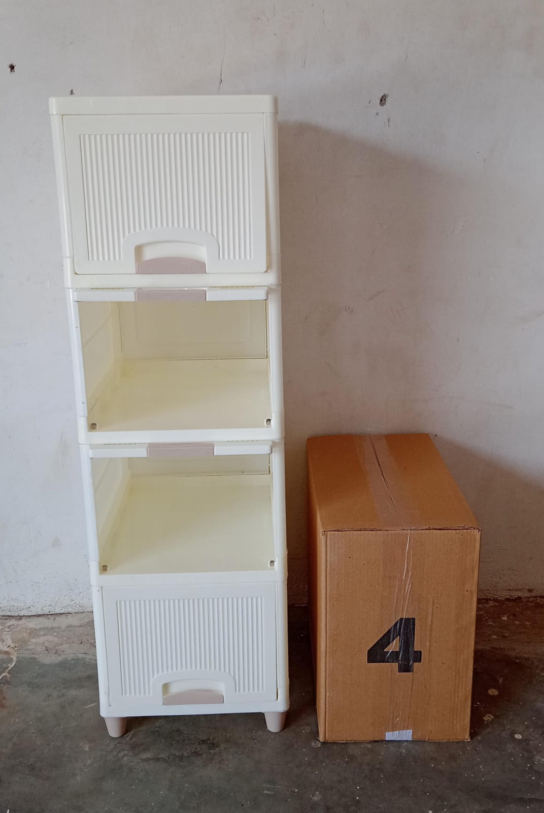 Multipurpose Storage Cabinet, Storage Solutions plastic drawers || Multi Layer Wardrobe Storage Drawers || Foldable Multipurpose Drawer Units For Kitchen, Bathroom, Bedroom, Cloth (4 Layer) Multipurpose Storage Cabinet, Storage Solutions plastic drawers || Multi Layer Wardrobe Storage Drawers || Foldable Multipurpose Drawer Units For Kitchen, Bathroom, Bedroom, Cloth (4 Layer)
